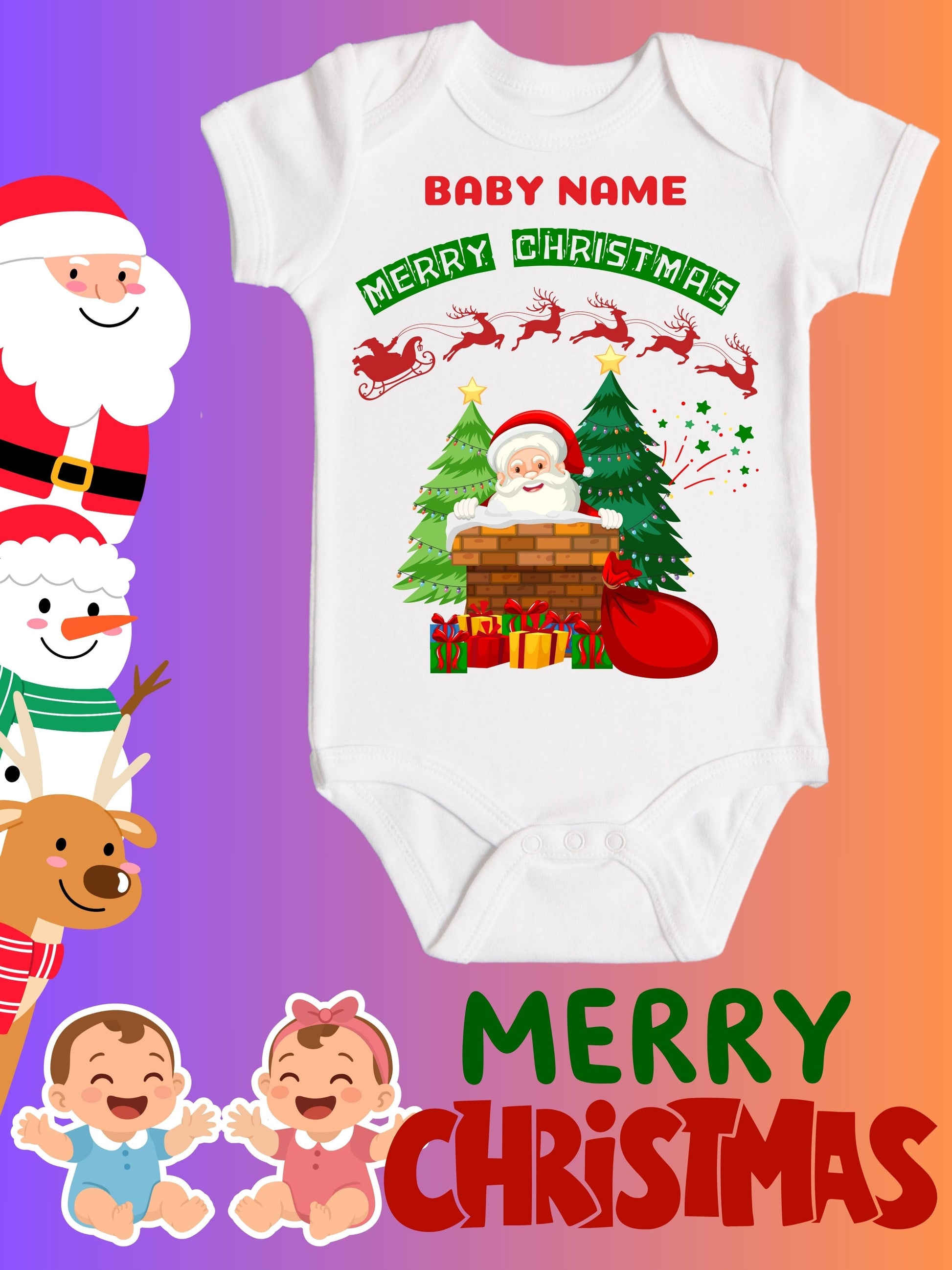 Baby Christmas Romper