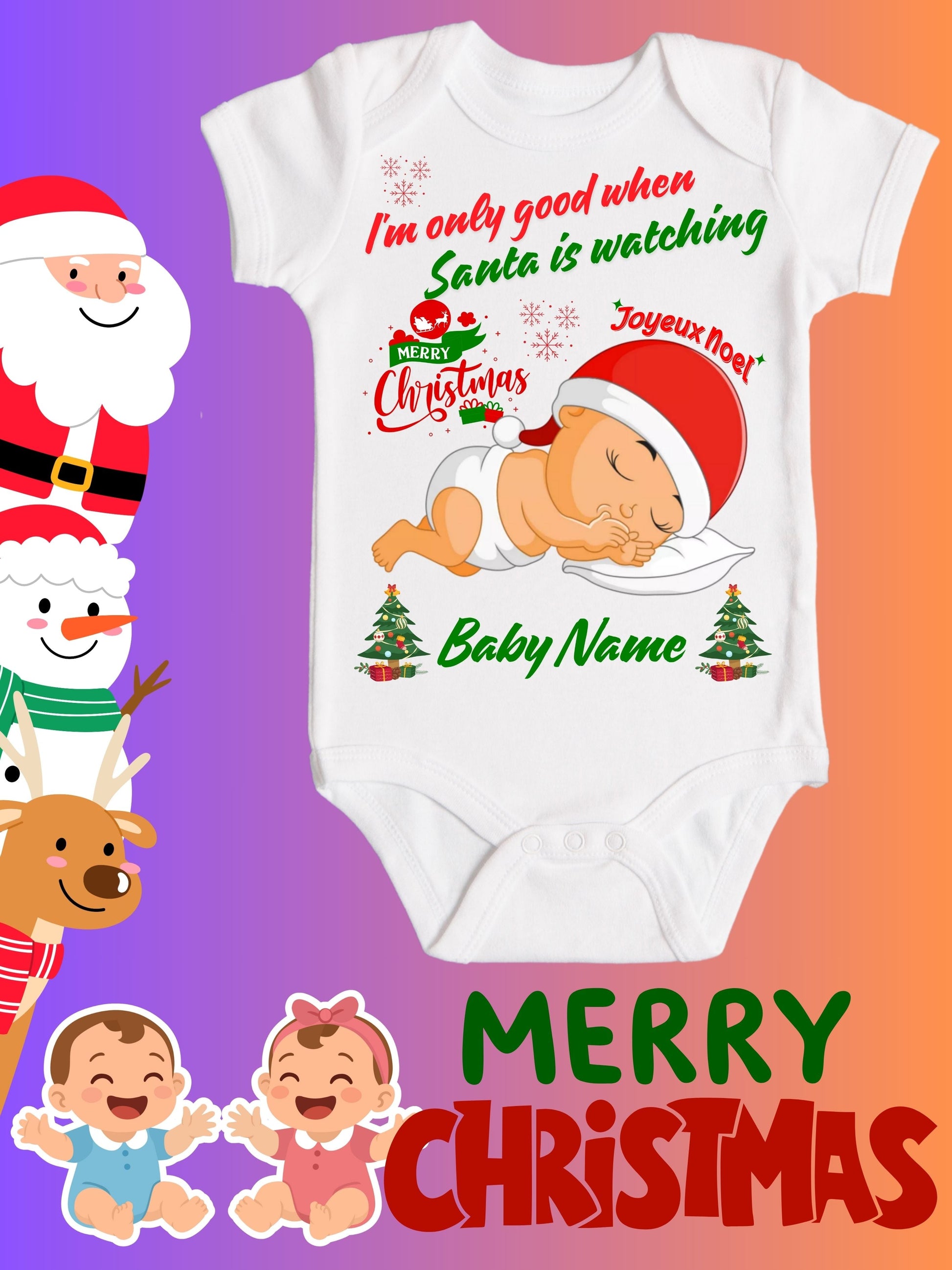 Baby Christmas Romper