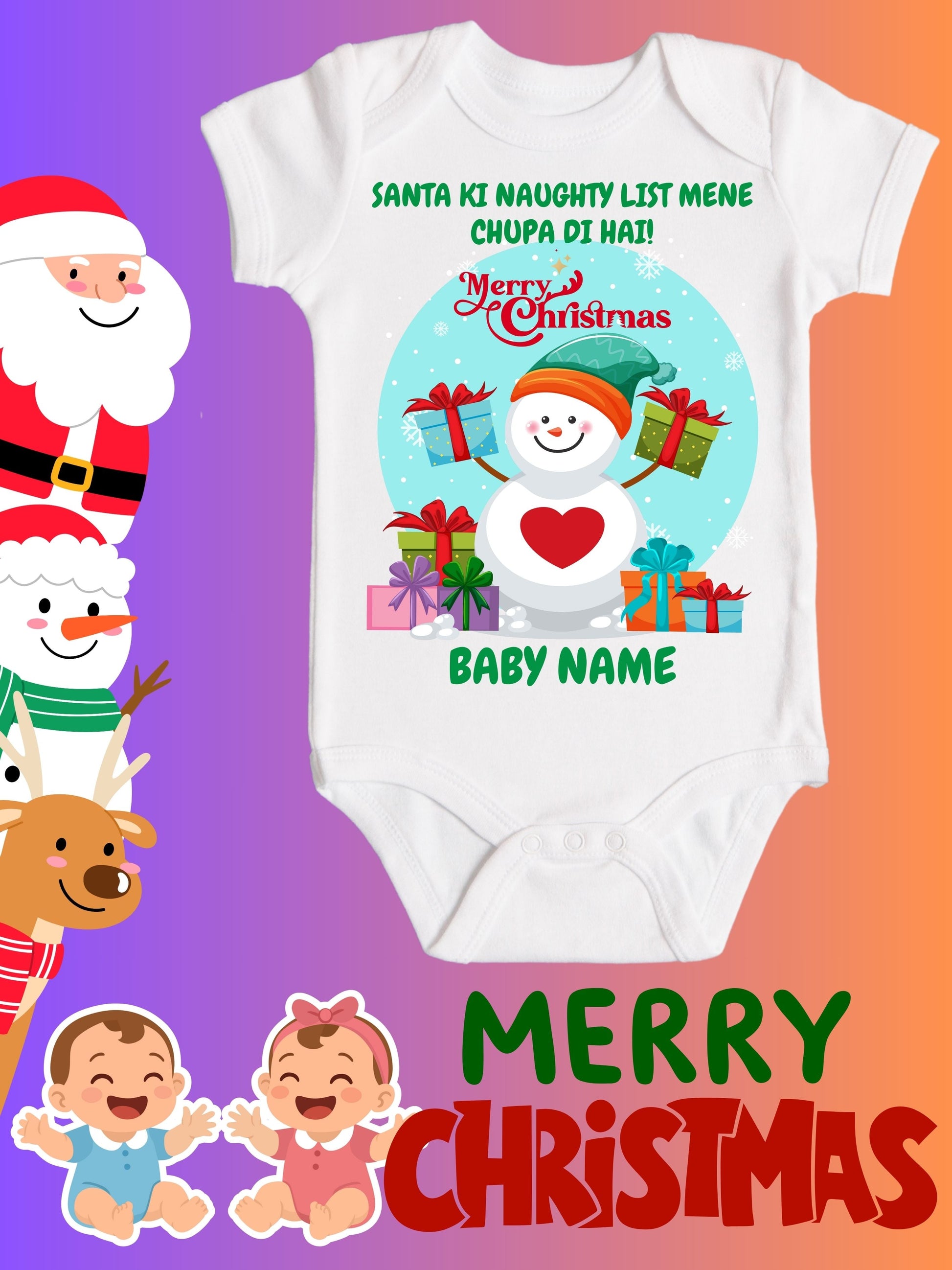 Baby Christmas Romper