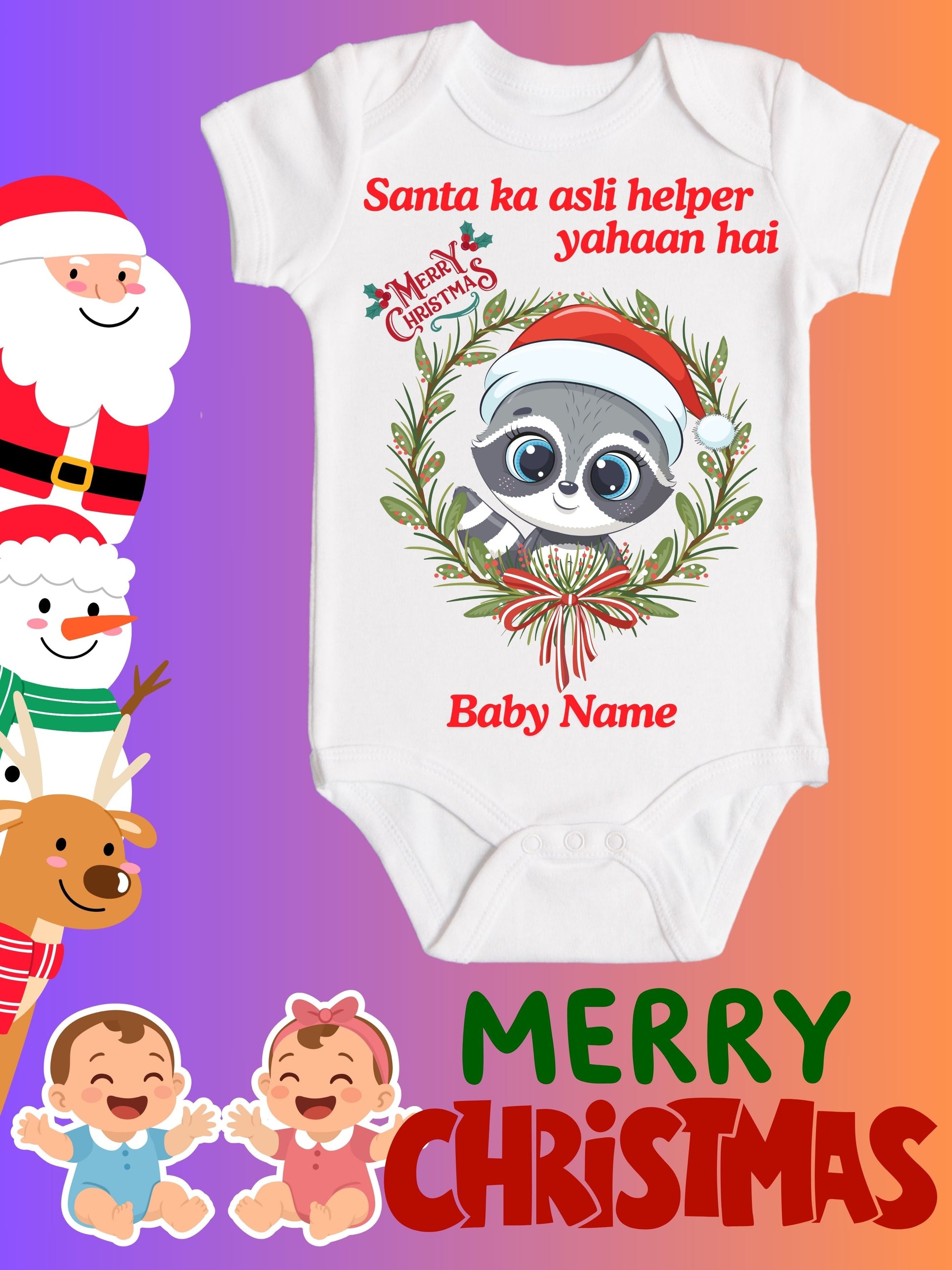Baby Christmas Romper