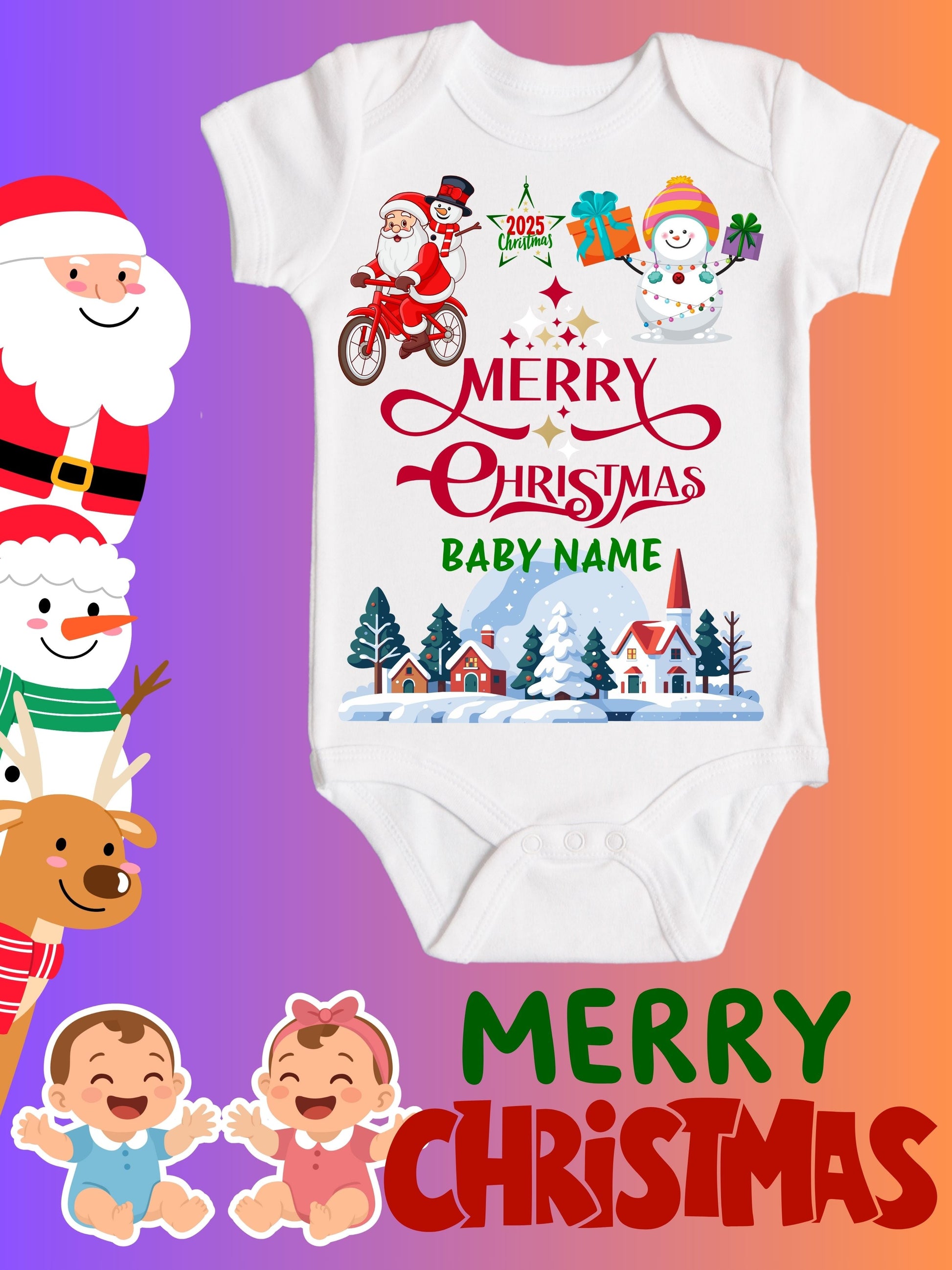 Baby Christmas Romper