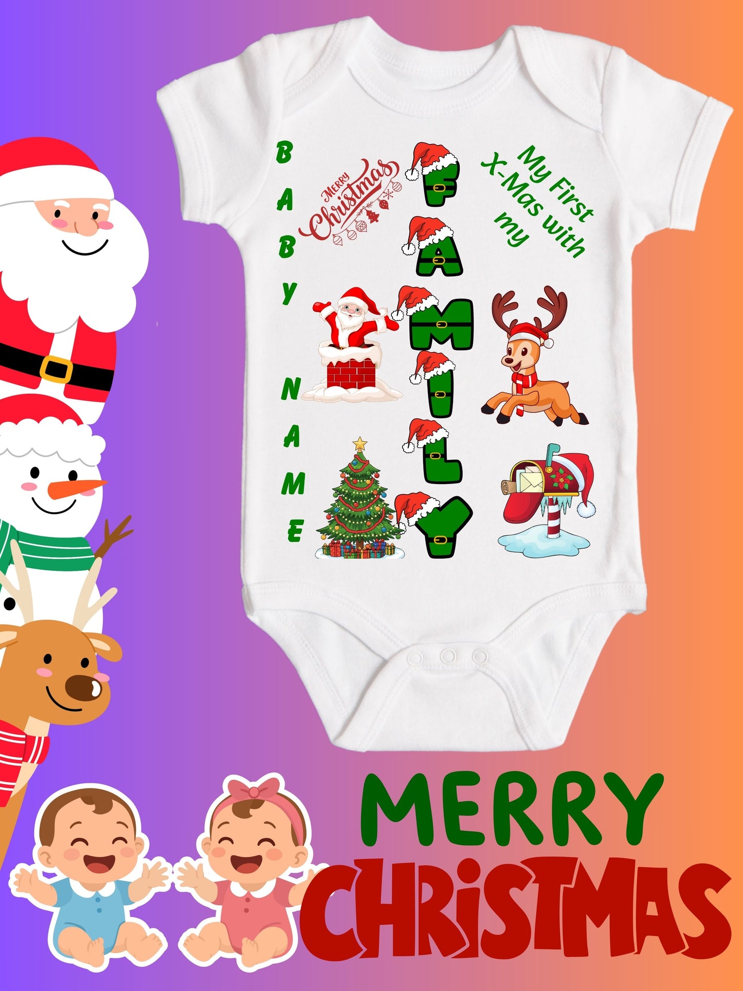 Baby Christmas Romper