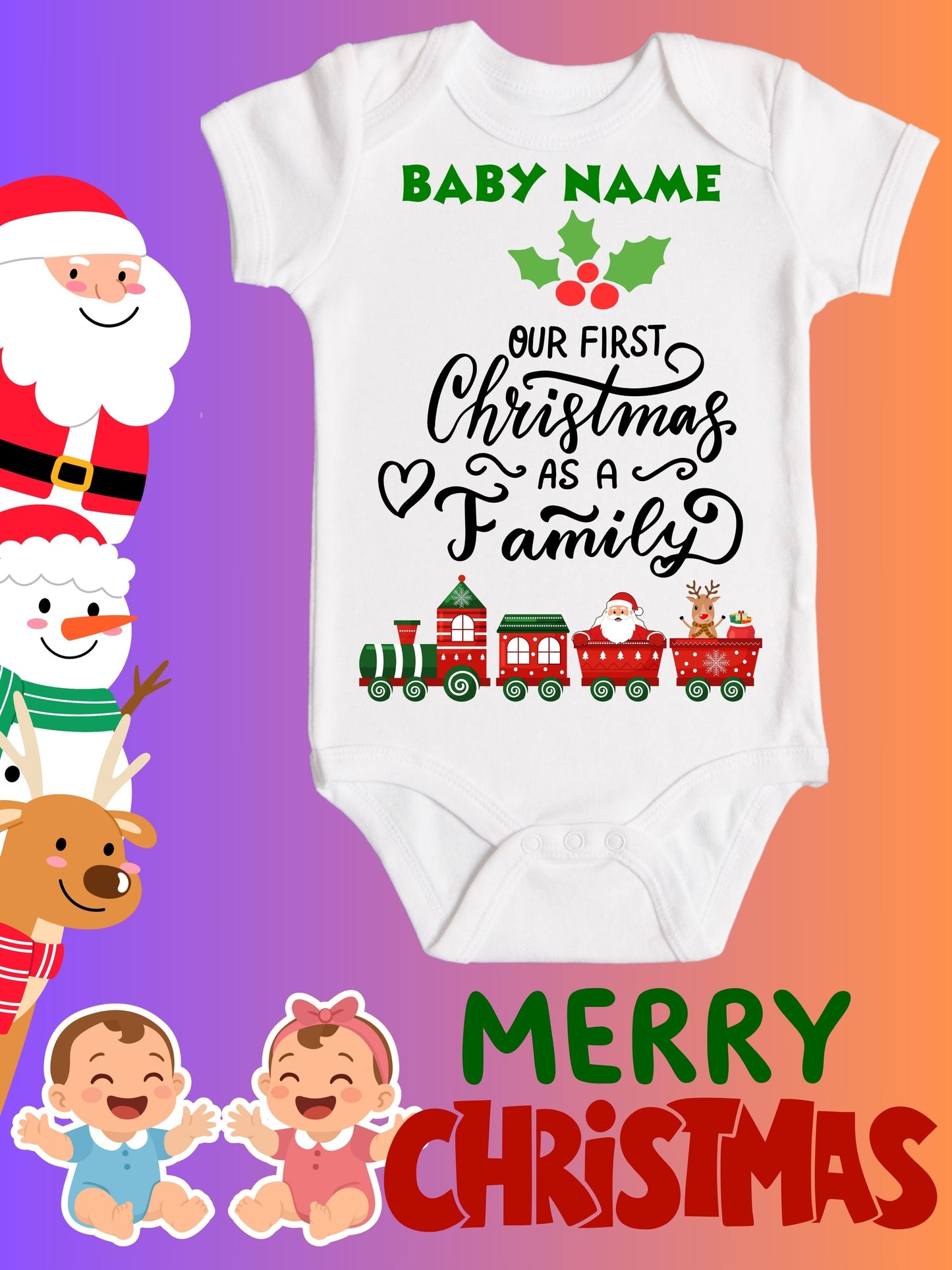 Baby Christmas Romper