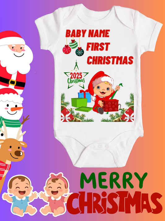 Baby Christmas Romper