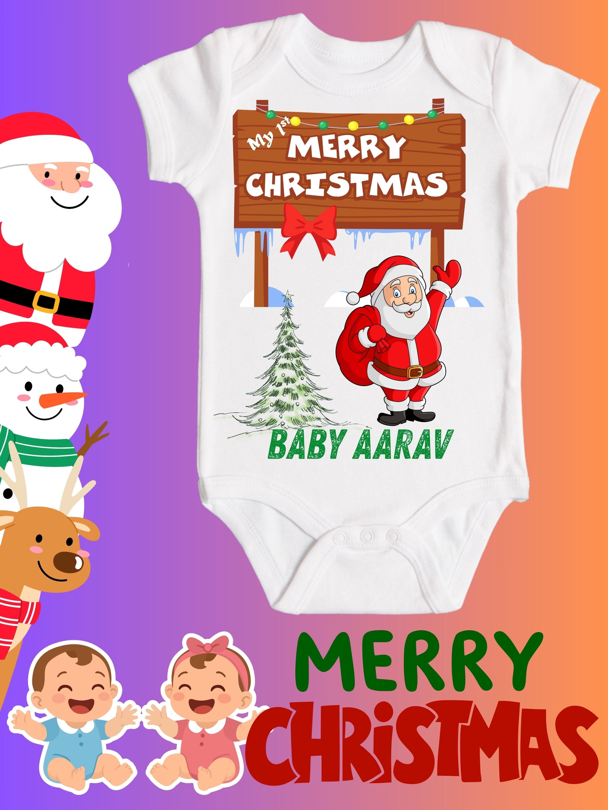 Baby Christmas Romper