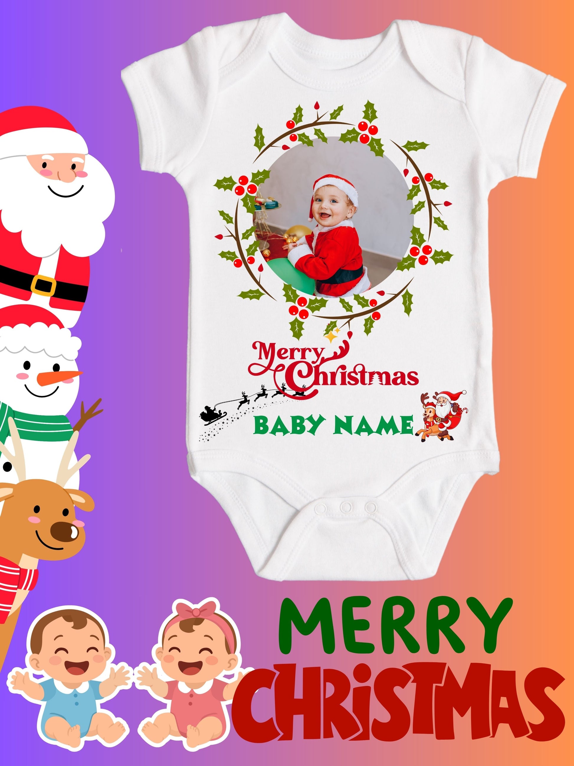 Baby Christmas Romper