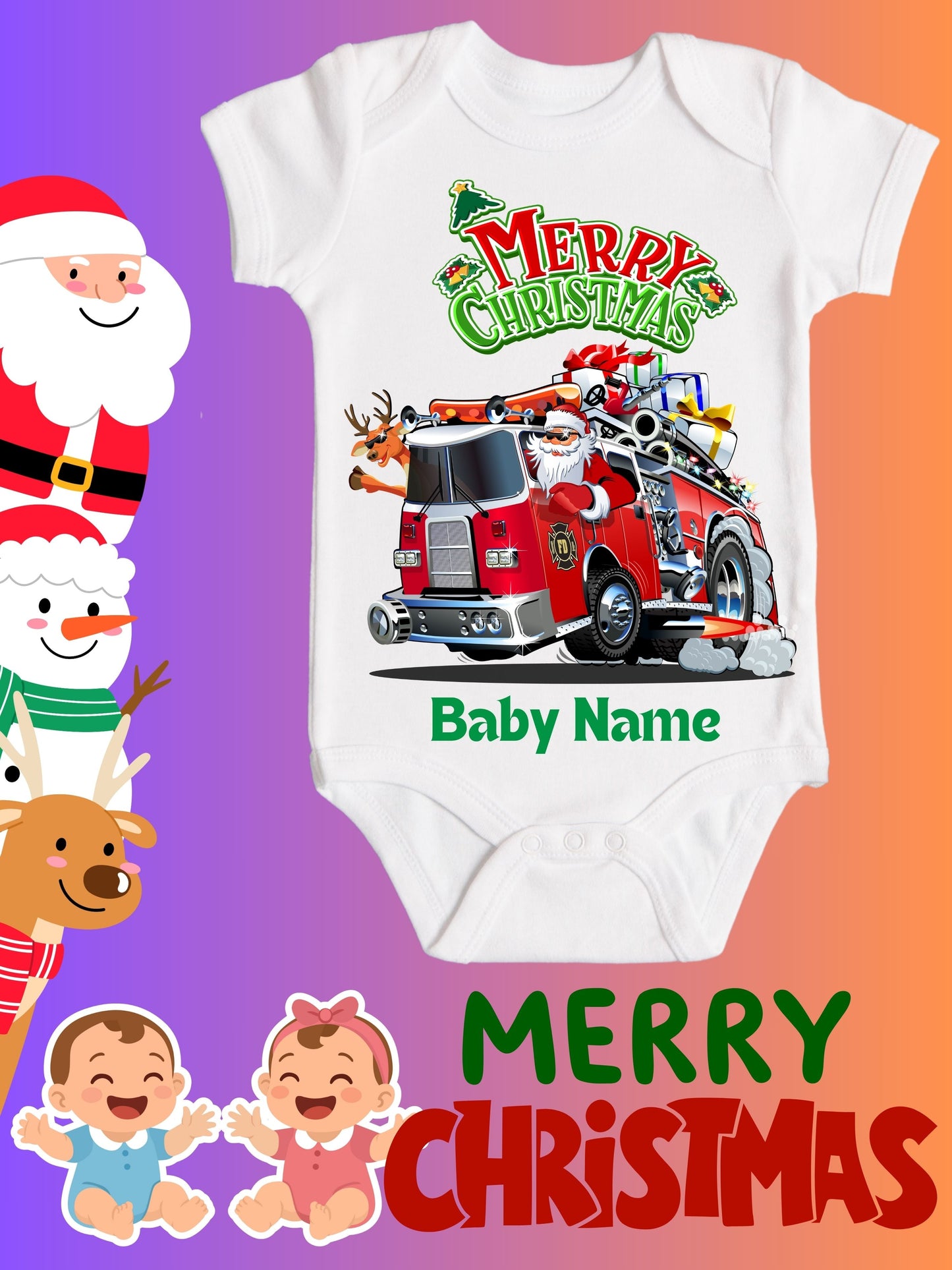 Baby Christmas Romper
