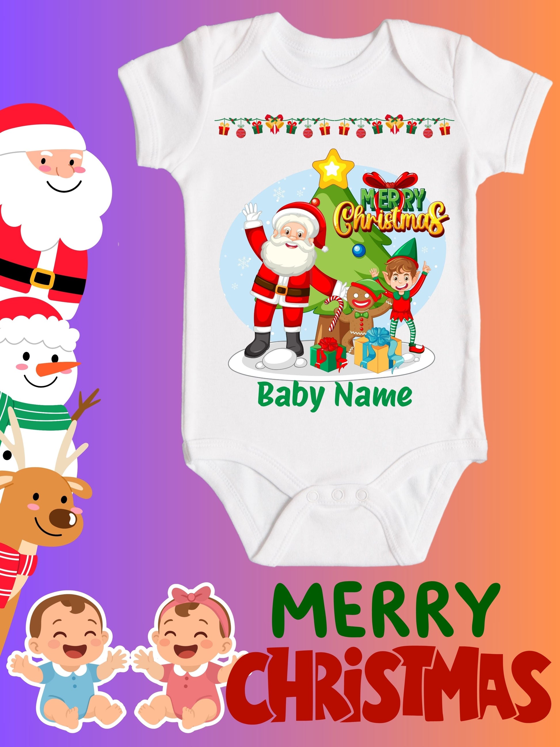 Baby Christmas Romper