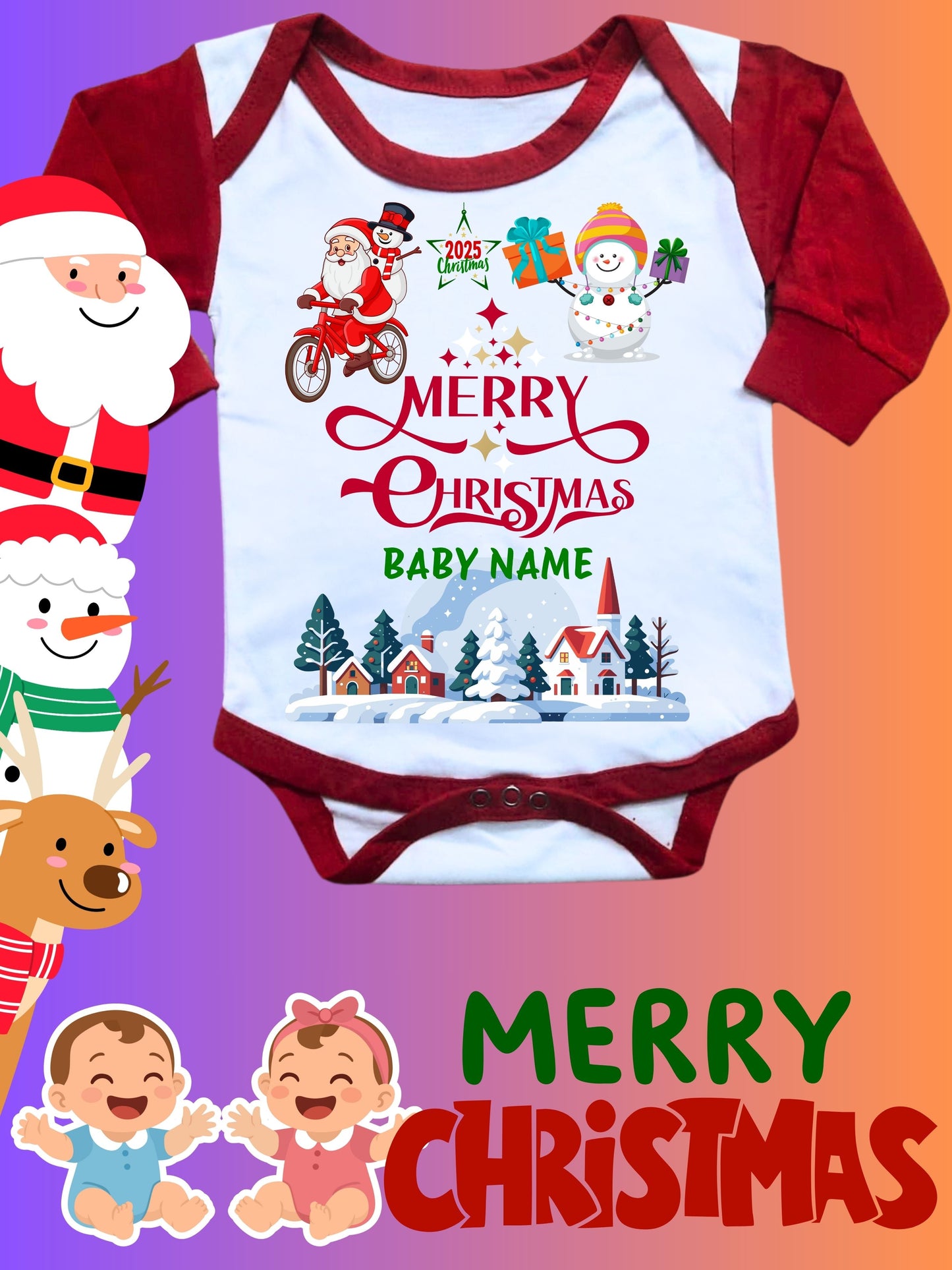 Baby Christmas Romper