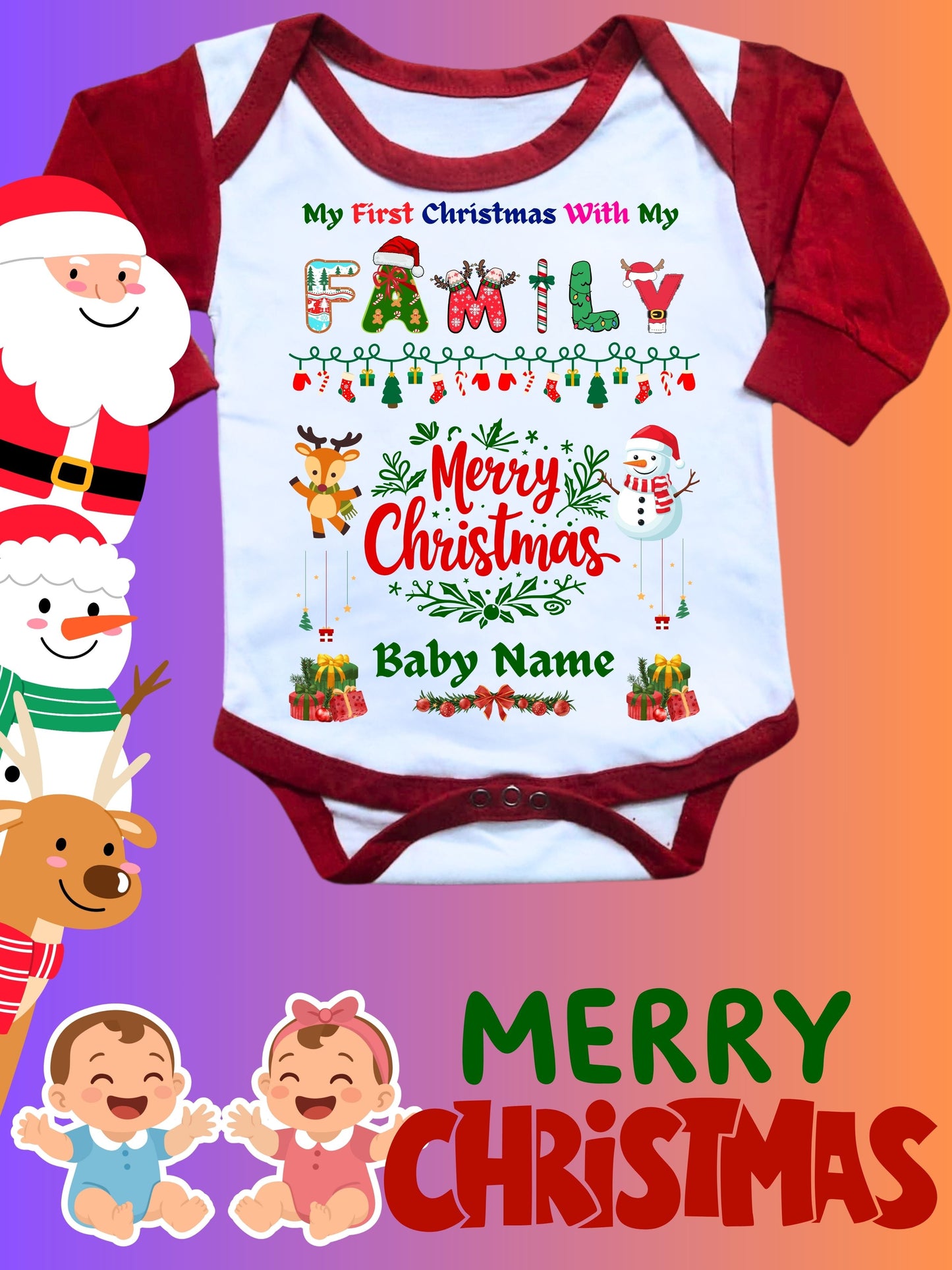 Baby Christmas Romper