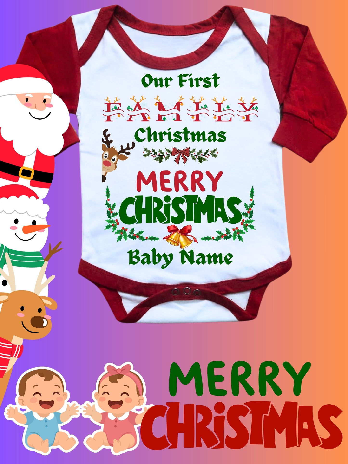 Baby Christmas Romper