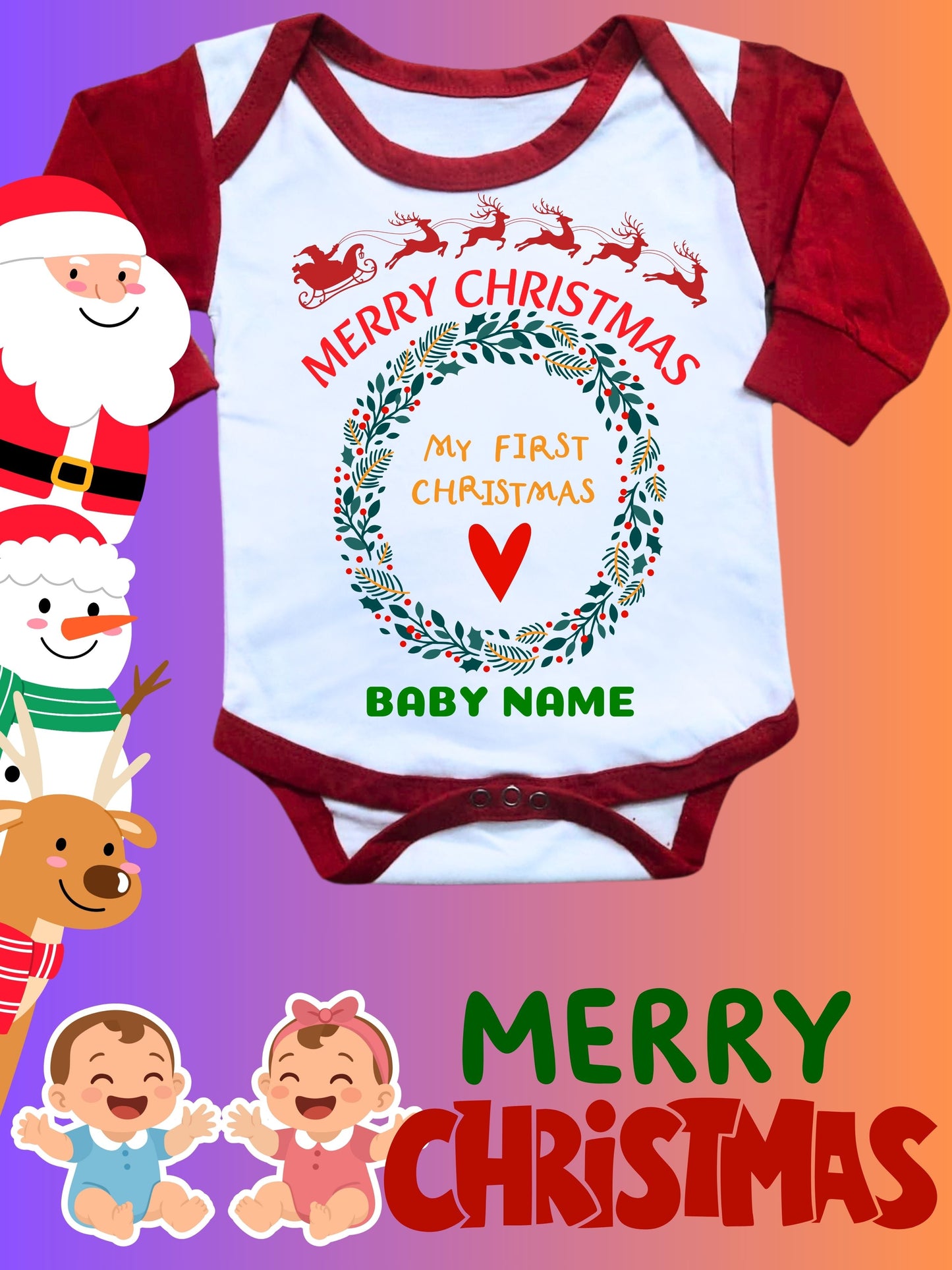 Baby Christmas Romper