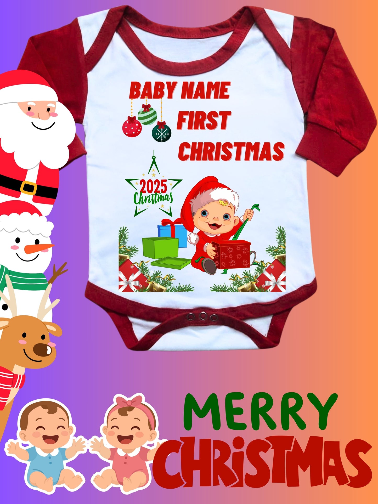 Baby Christmas Romper