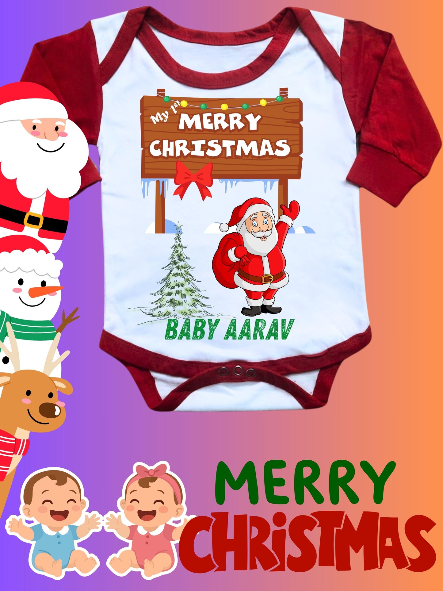 Baby Christmas Romper