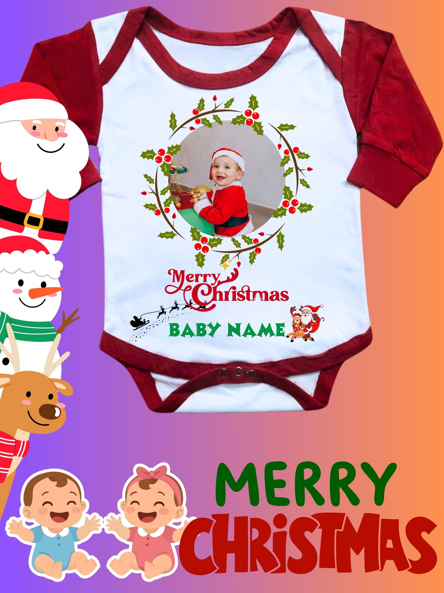 Baby Christmas Romper