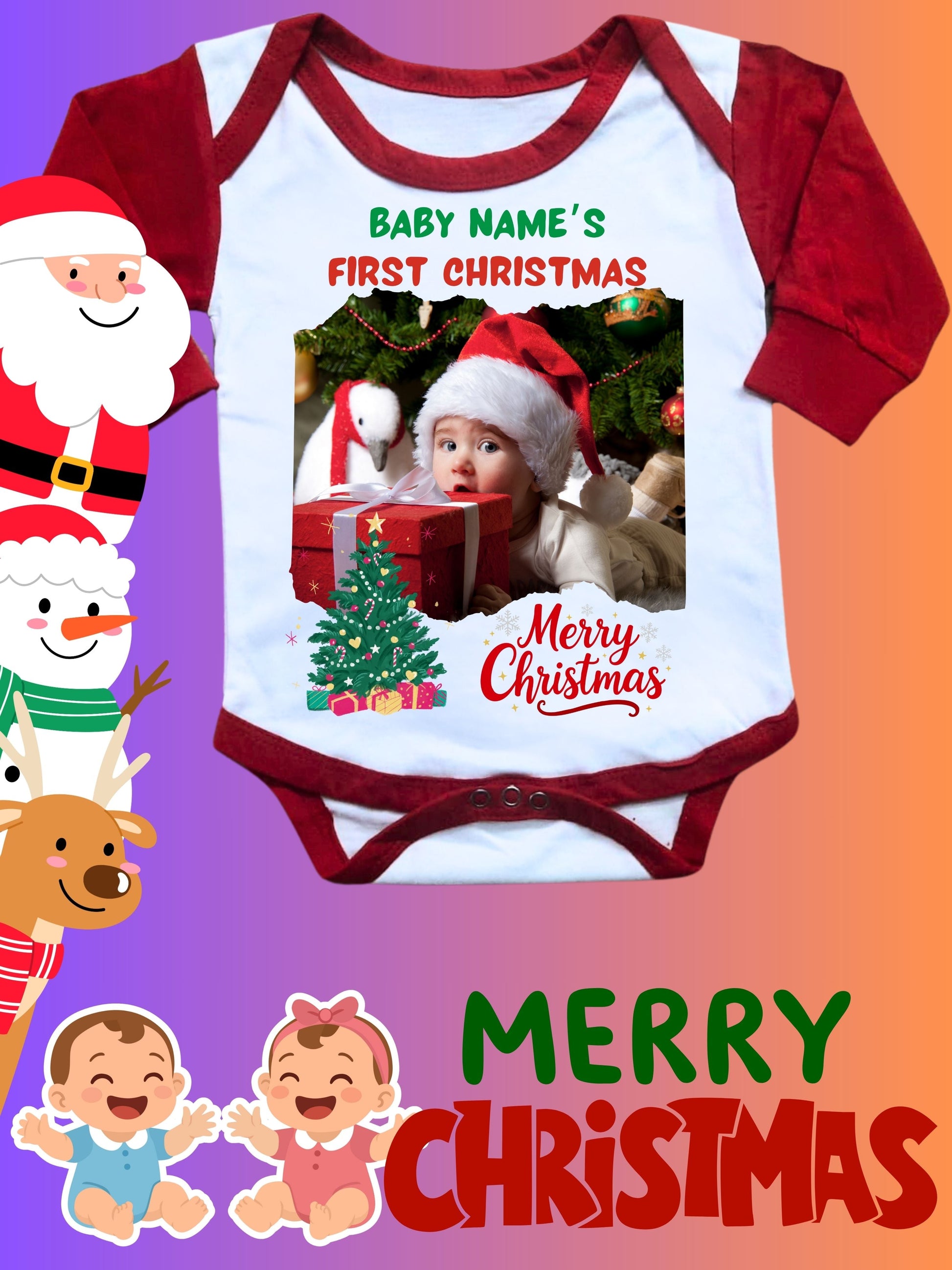 Baby Christmas Romper