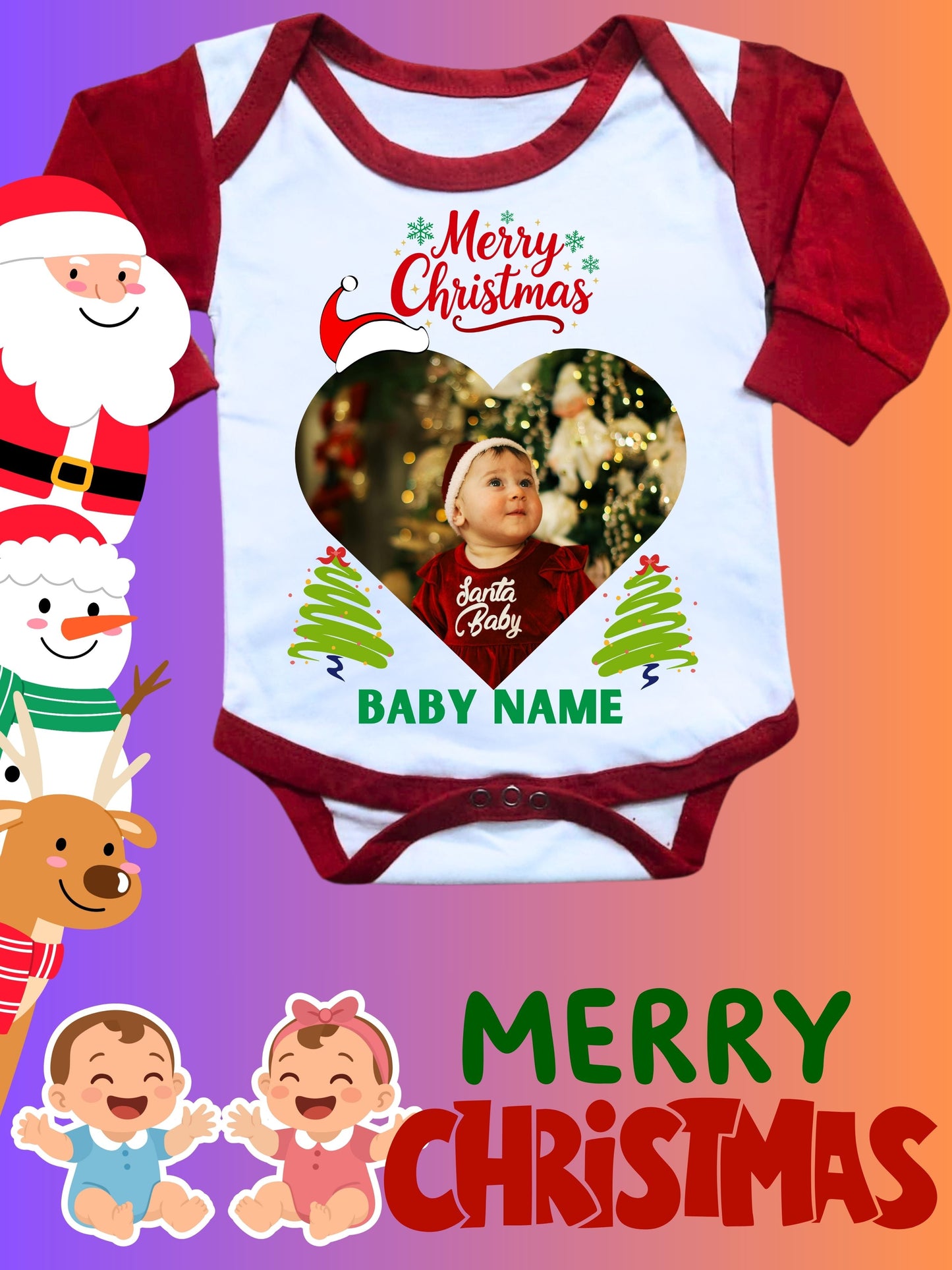 Baby Christmas Romper