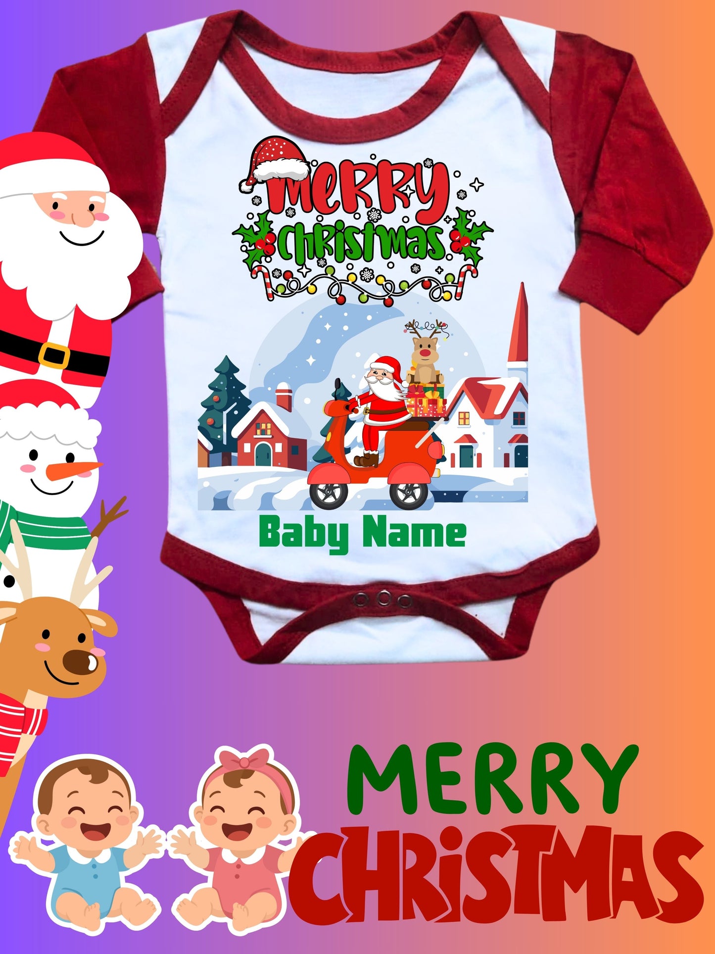 Baby Christmas Romper