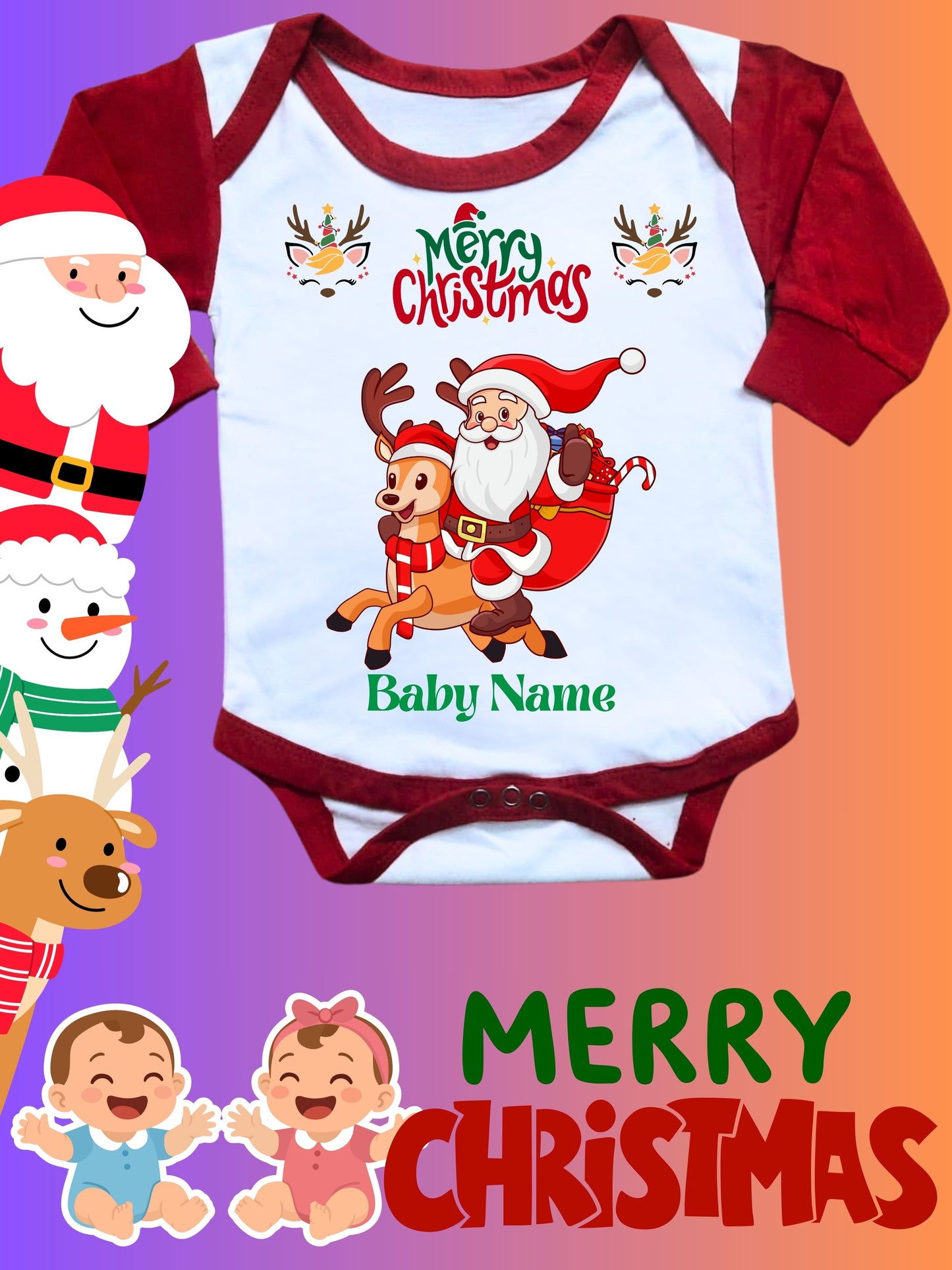 Baby Christmas Romper