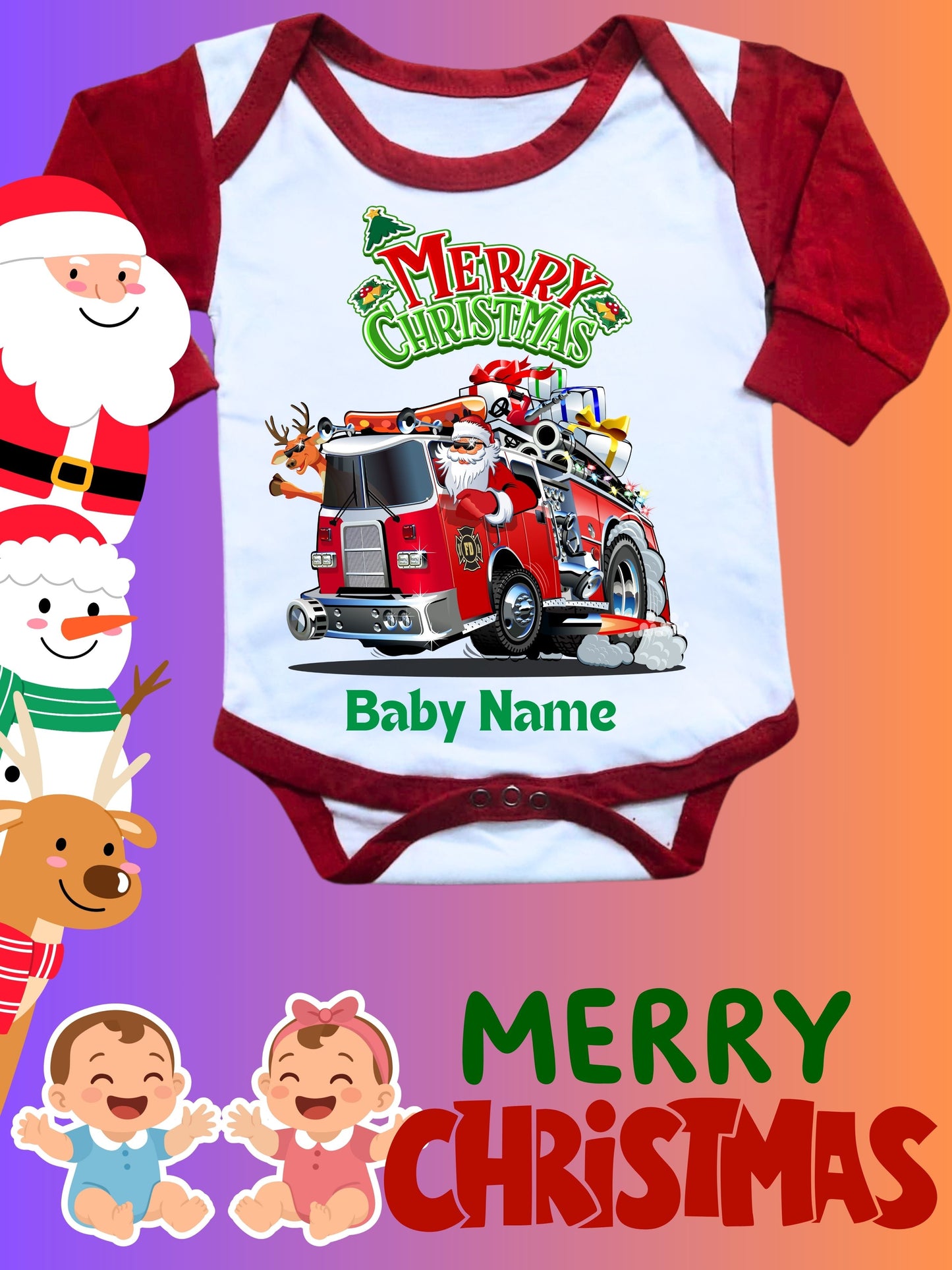 Baby Christmas Romper