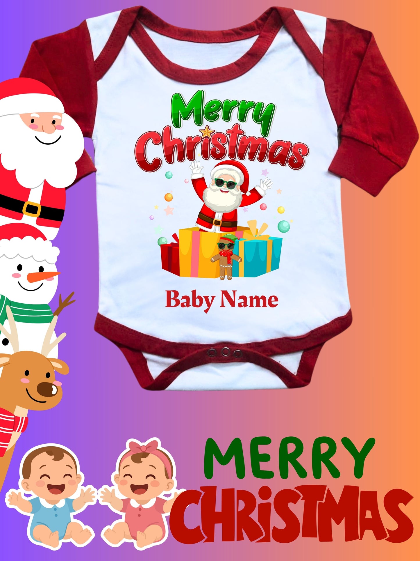 Baby Christmas Romper