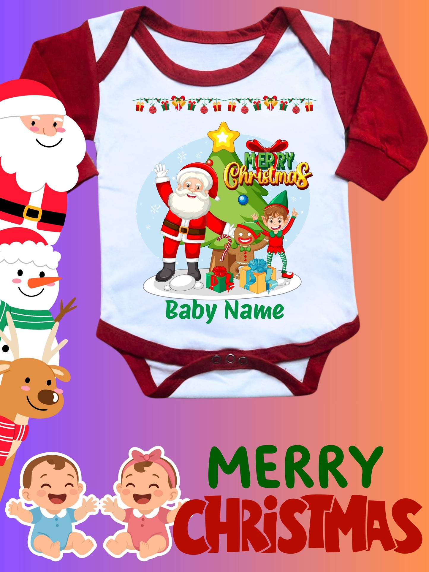 Baby Christmas Romper