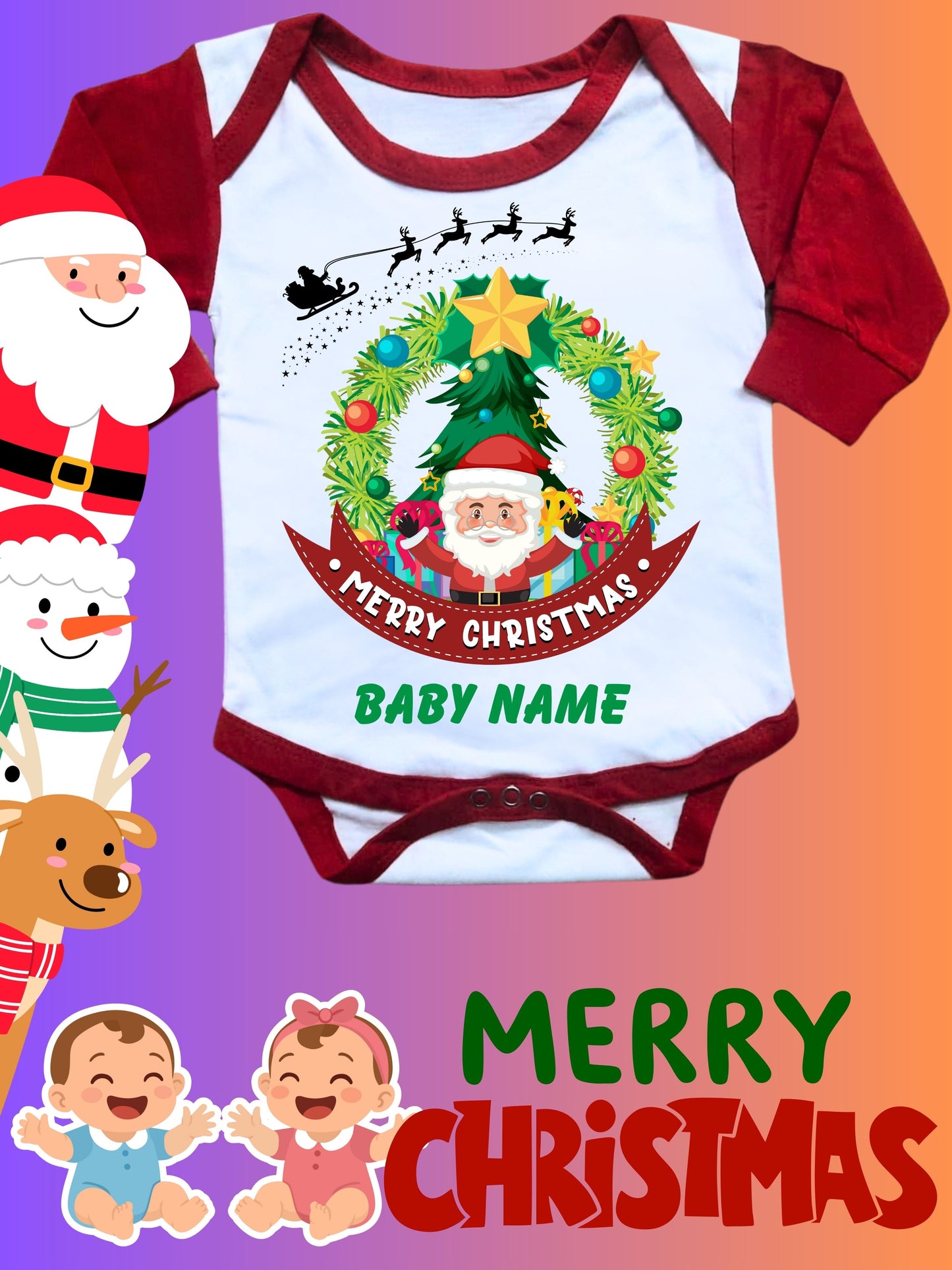 Baby Christmas Romper