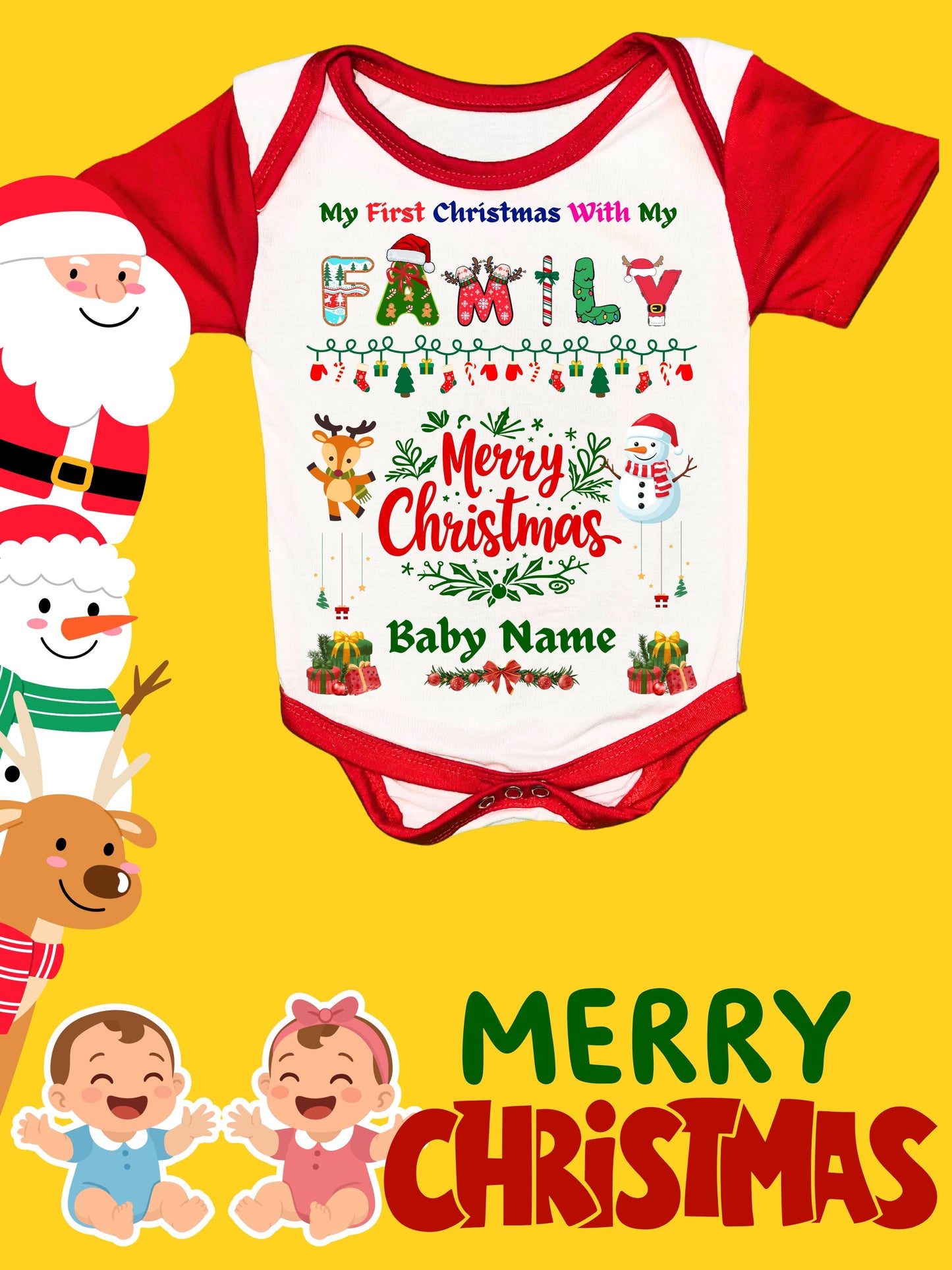 Baby Christmas Romper