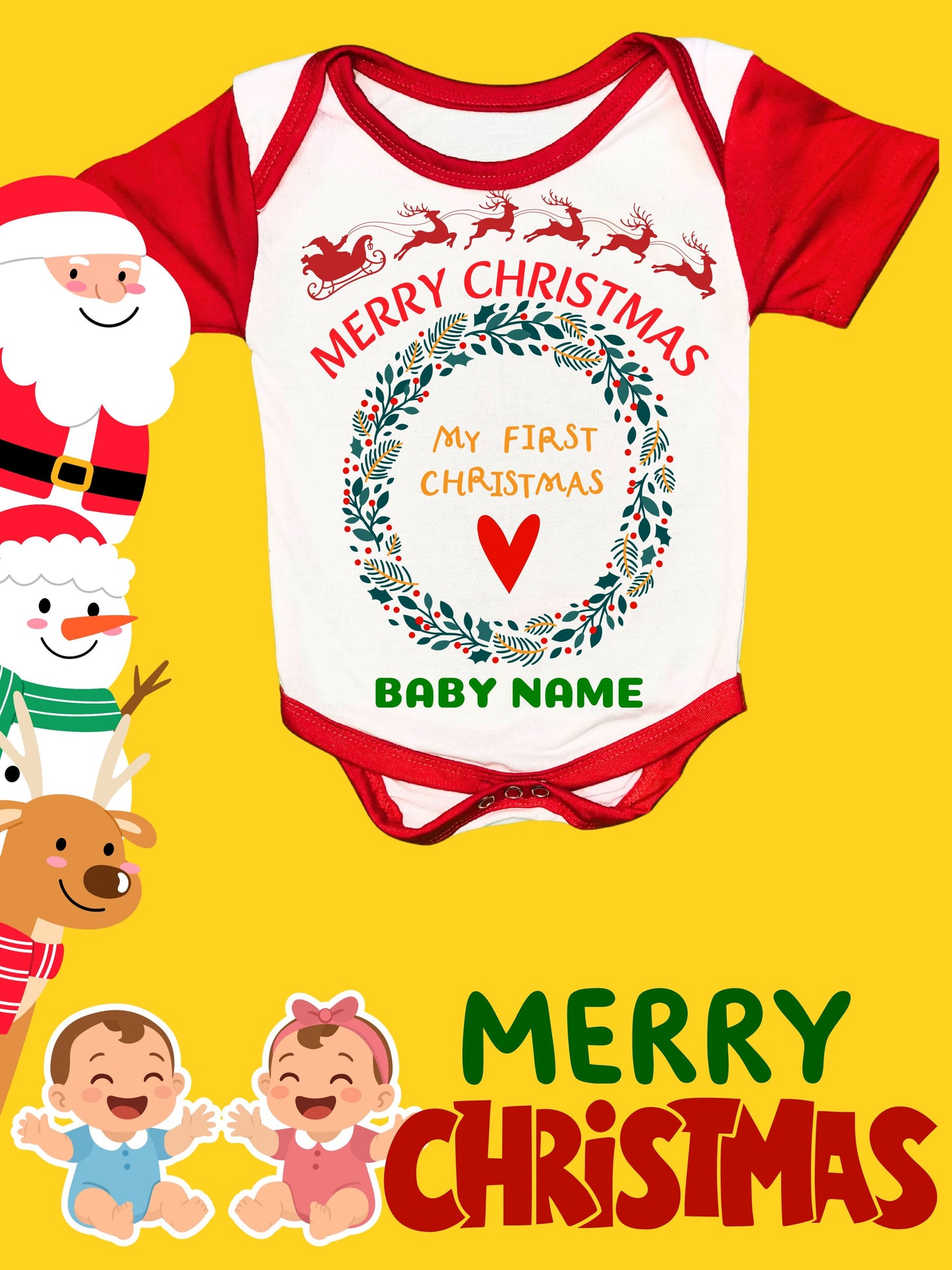 Baby Christmas Romper
