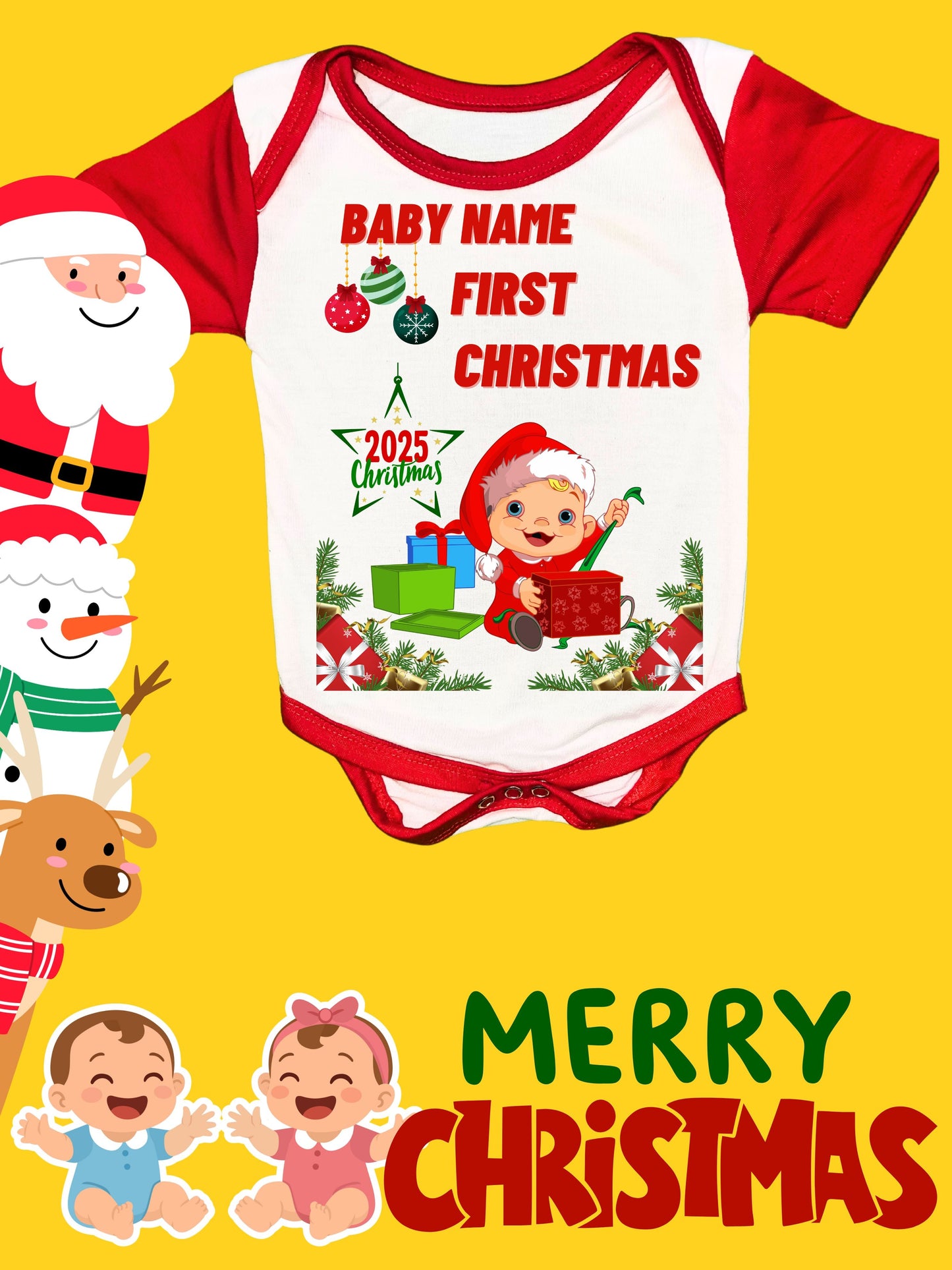 Baby Christmas Romper