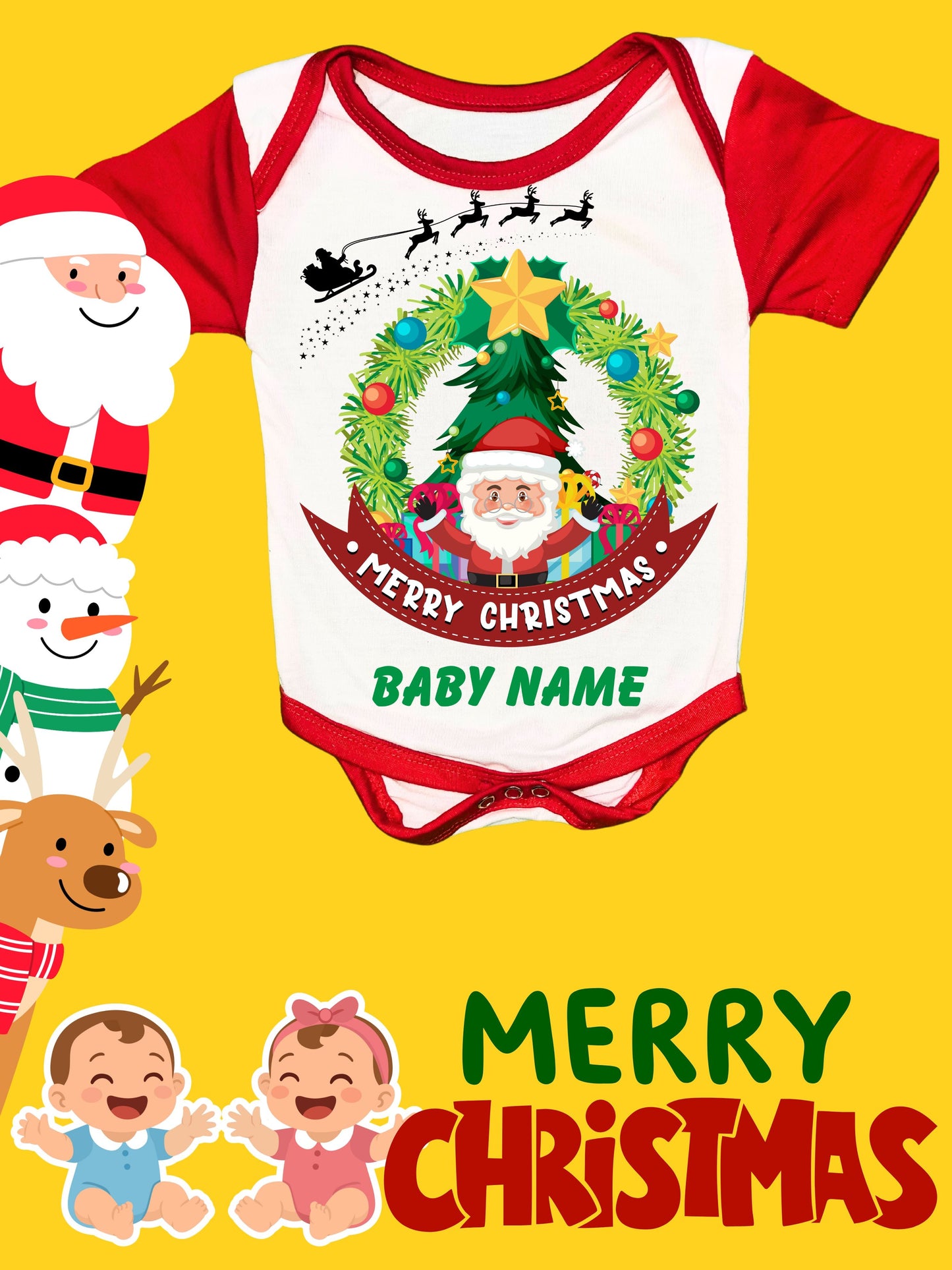 Baby Christmas Romper