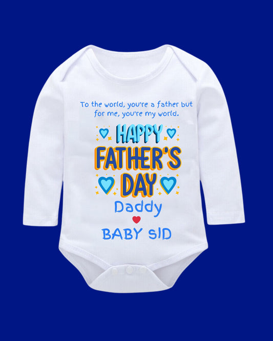 Baby Rompers Fathers Day
