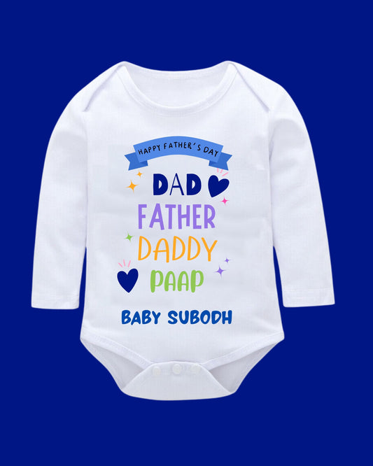 Baby Rompers Fathers Day