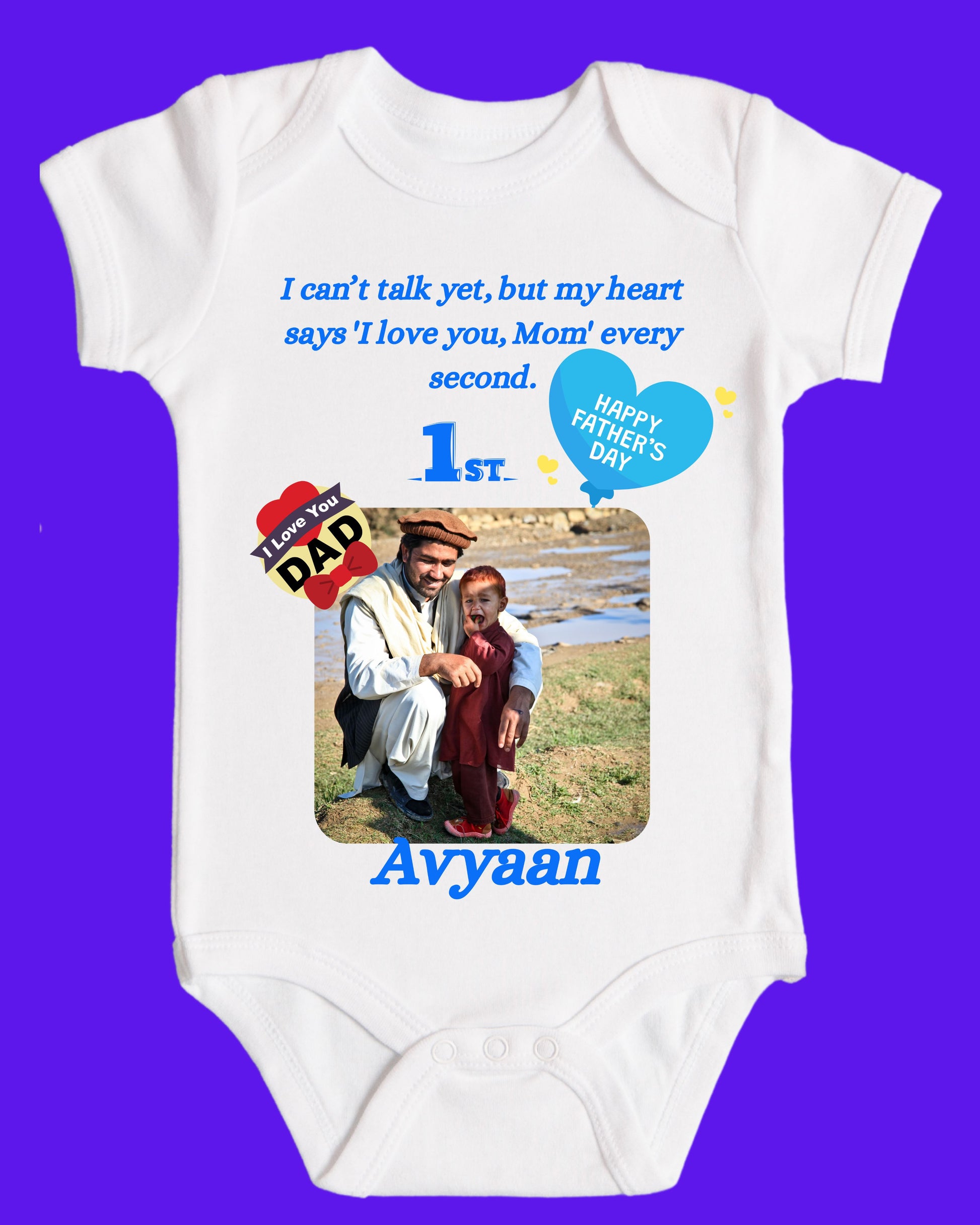 Baby Rompers Fathers Day