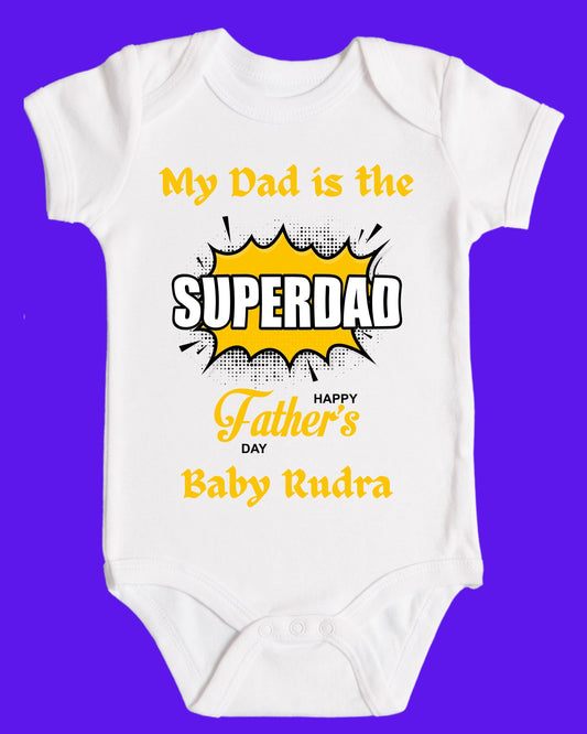 Baby Rompers Fathers Day