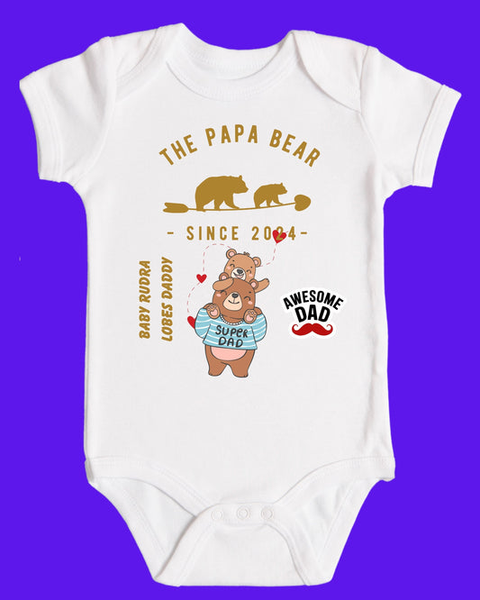 Baby Rompers Fathers Day