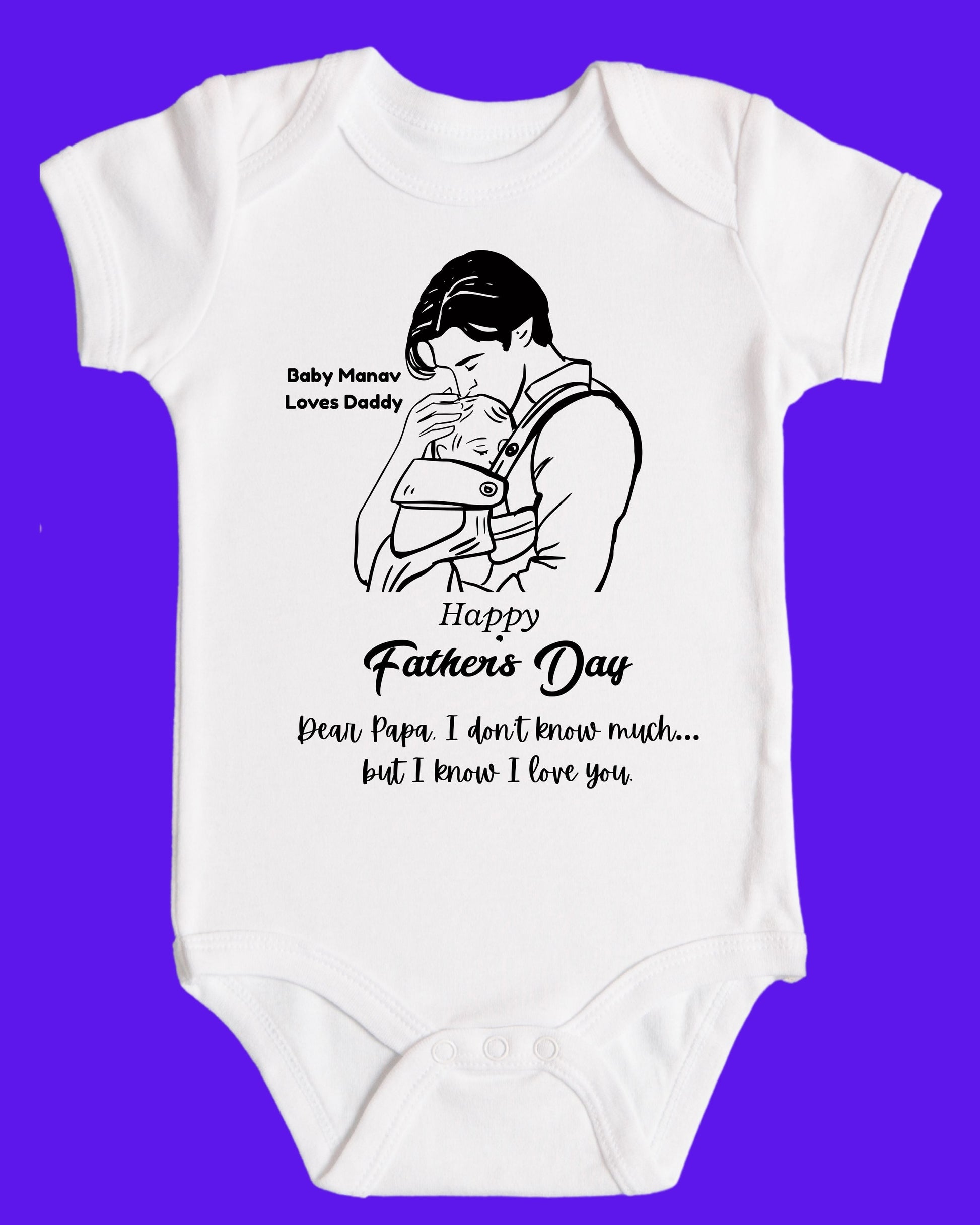 Baby Rompers Fathers Day