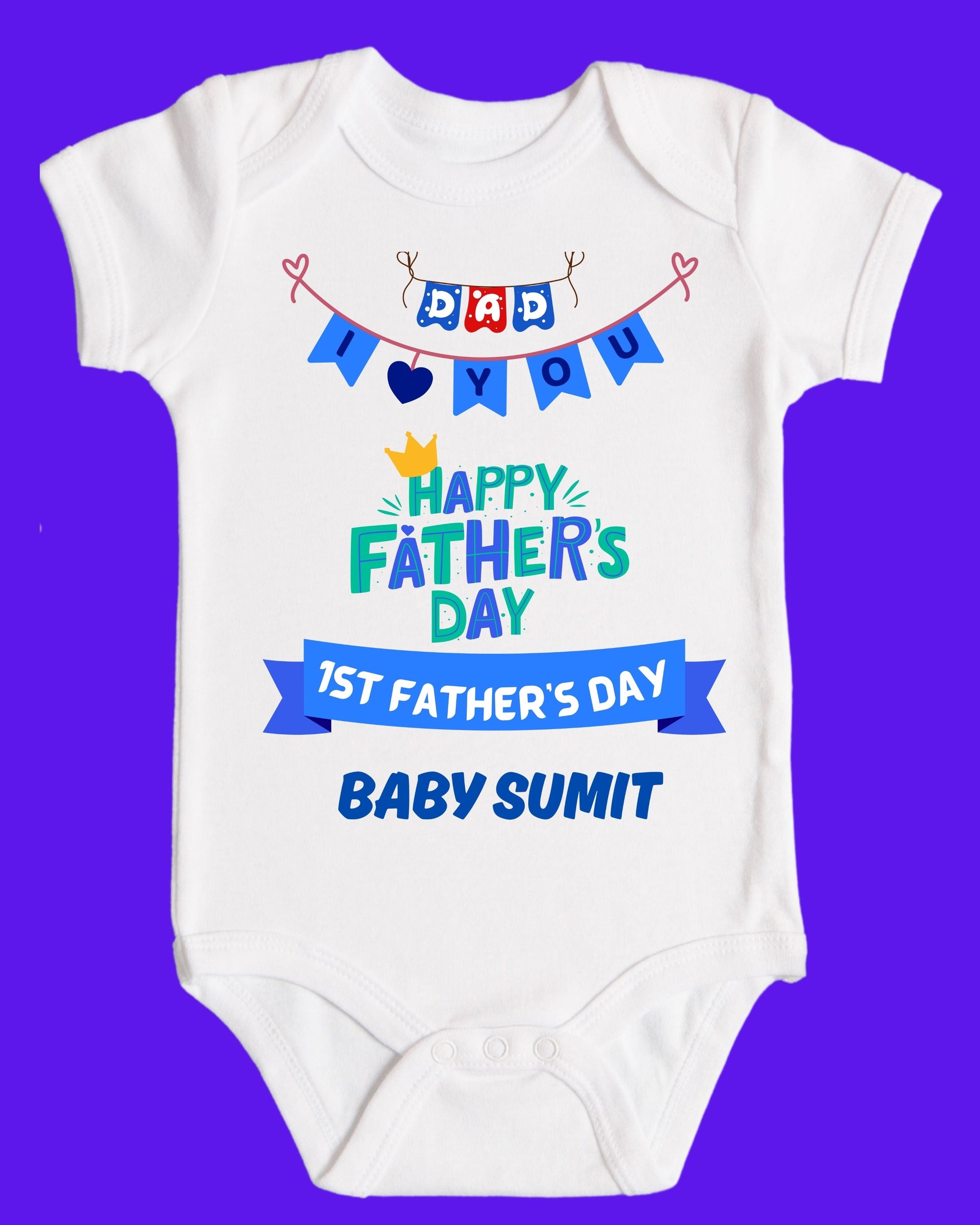 Baby Rompers Fathers Day