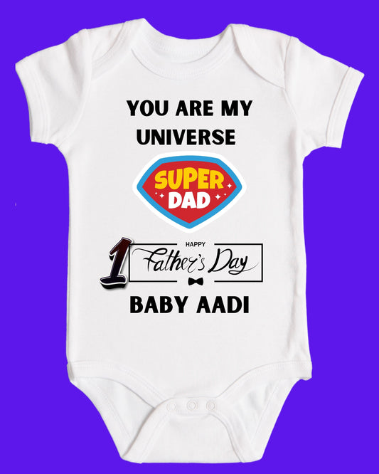 Baby Rompers Fathers Day