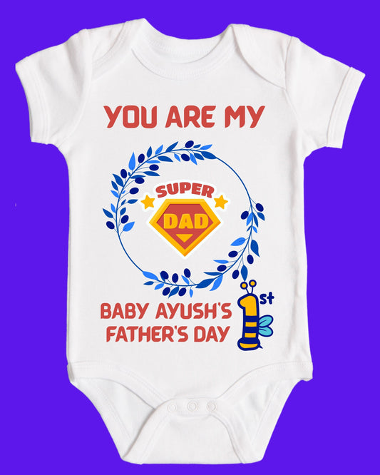 Baby Rompers Fathers Day