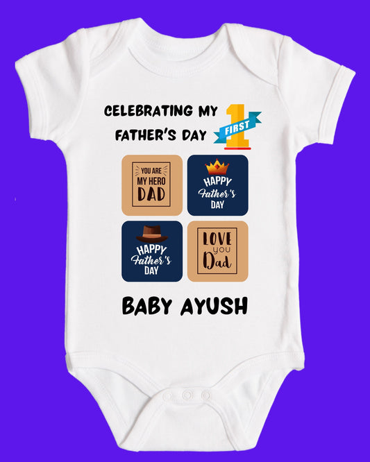 Baby Rompers Fathers Day
