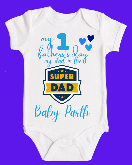 Baby Rompers Fathers Day