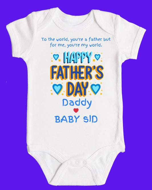 Baby Rompers Fathers Day