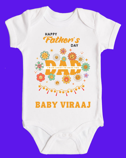 Baby Rompers Fathers Day