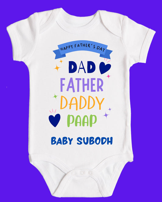 Baby Rompers Fathers Day