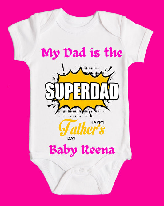 Baby Rompers Fathers Day
