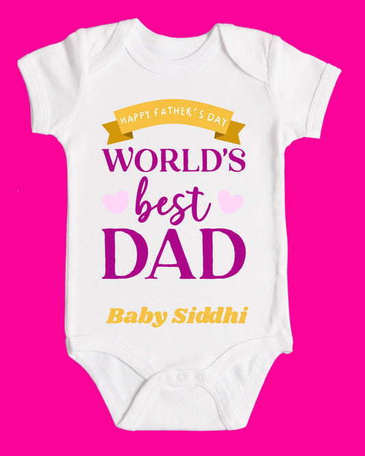 Baby Rompers Fathers Day