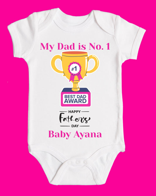 Baby Rompers Fathers Day