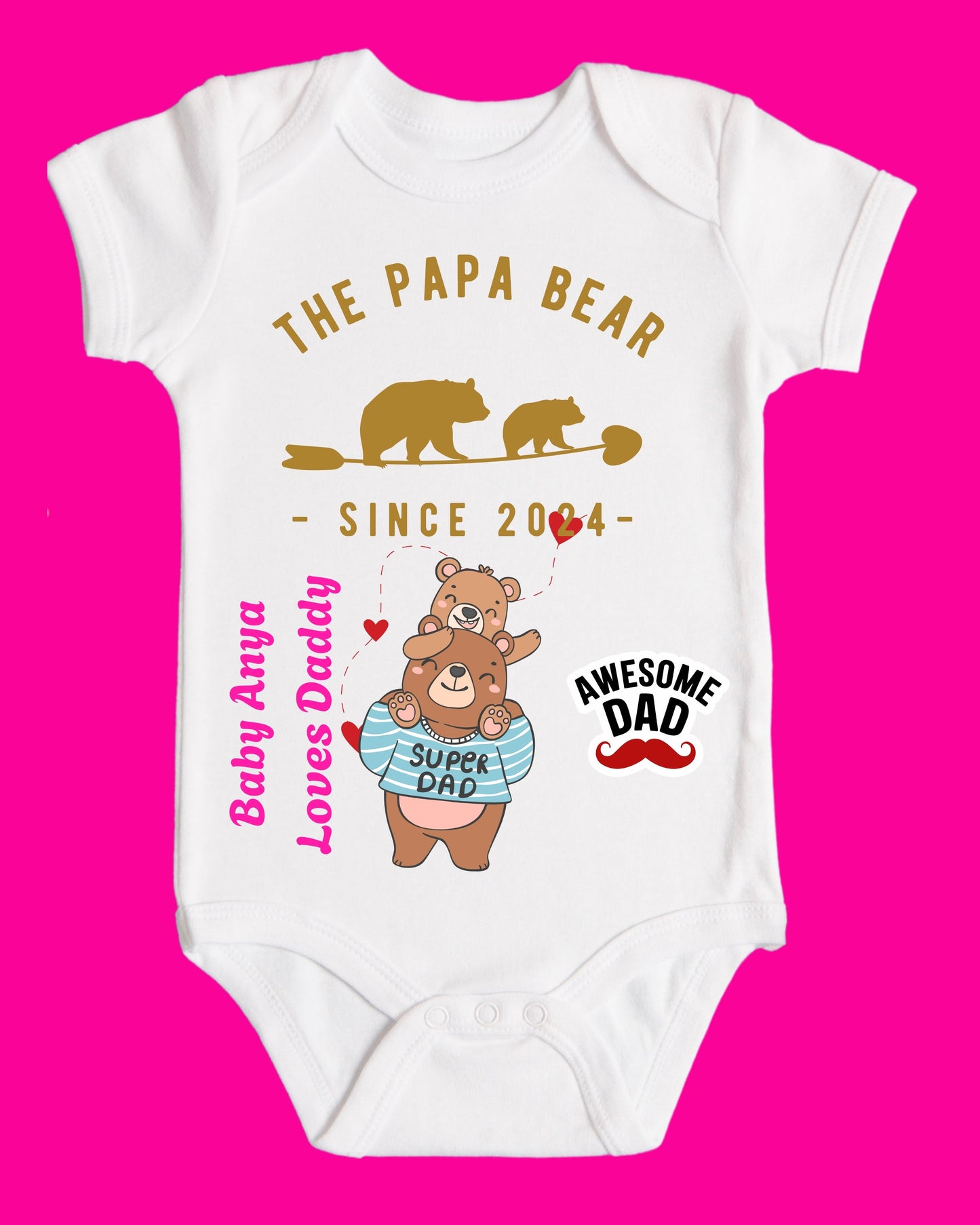 Baby Rompers Fathers Day