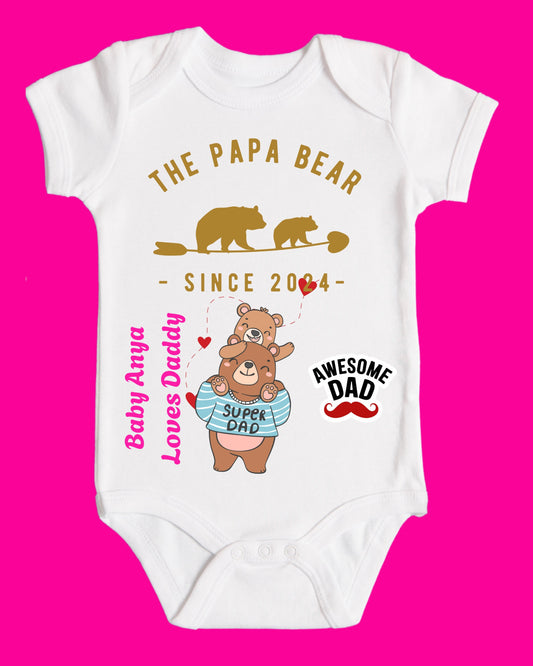 Baby Rompers Fathers Day